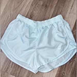 Nike Women's Sky Blue Athletic Shorts